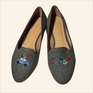 Talbots Embroidered Ryan Holiday Loafer (Size 8.5)